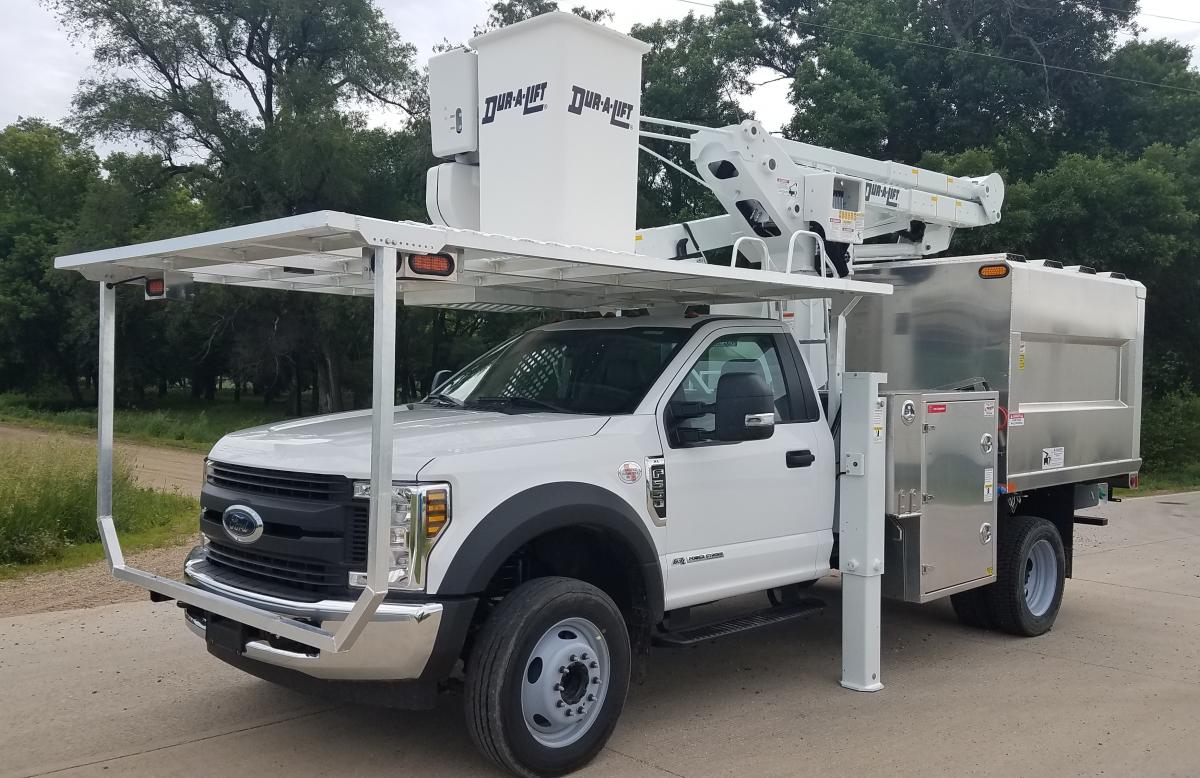 Dur A Lift Dtax 45fp Urban Forestry Mounted On 2020 Ford F550 4x4 Xl Runnion Equipment Company
